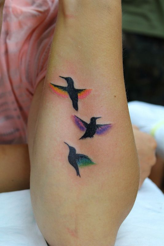 I'm no fan of tattoos but this I would do as a family tat. Colors of our  perfection