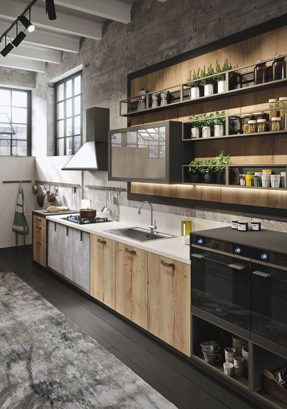 Industrial And Rustic Designs Resurfaced By The New LOFT Kitchen