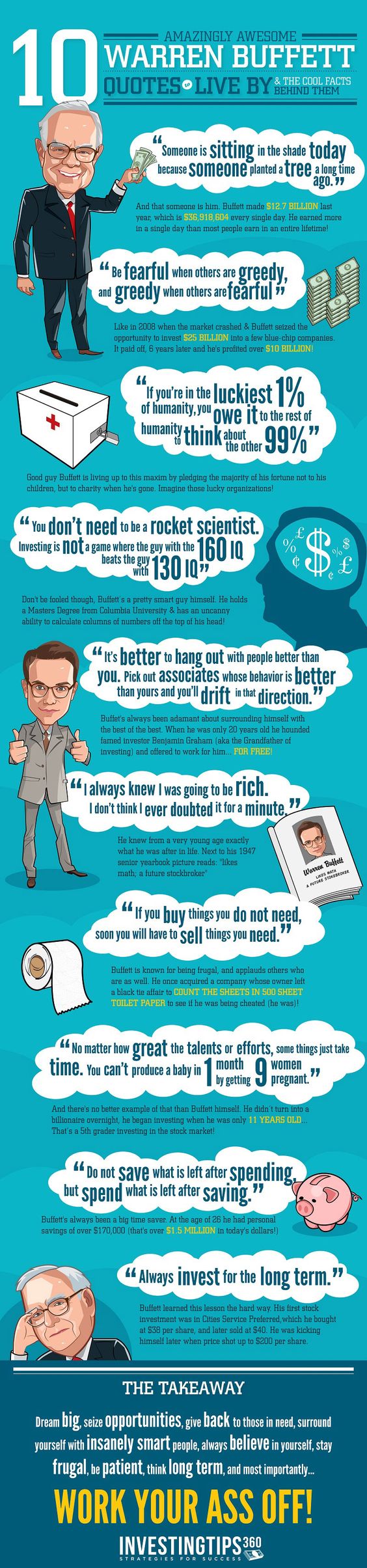 Infographic: 10 Things Every College Grad Can Learn From Billionaire Warren Buffett - College Aftermath