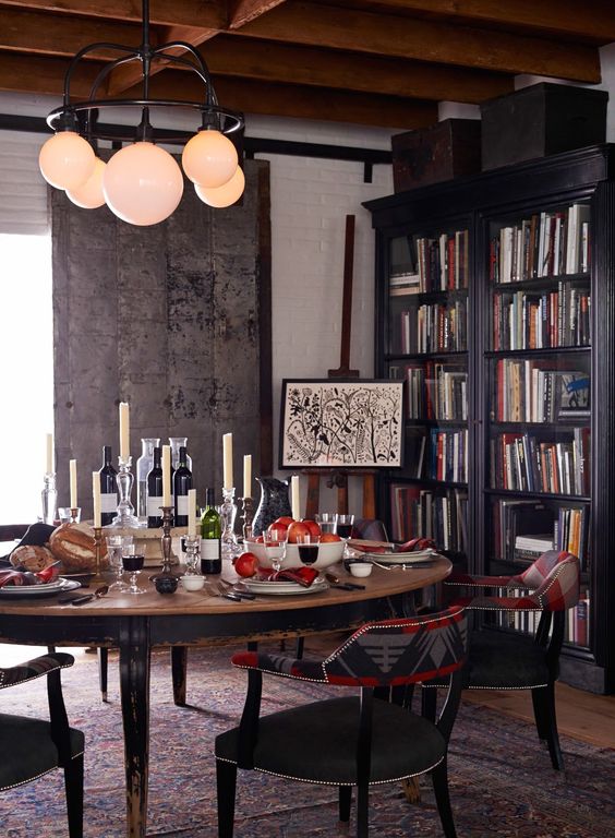 Inspired dining moment from Ralph Lauren Home's West Village collection