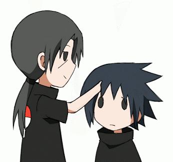 Itachi and Sasuke poke~hanyuu
