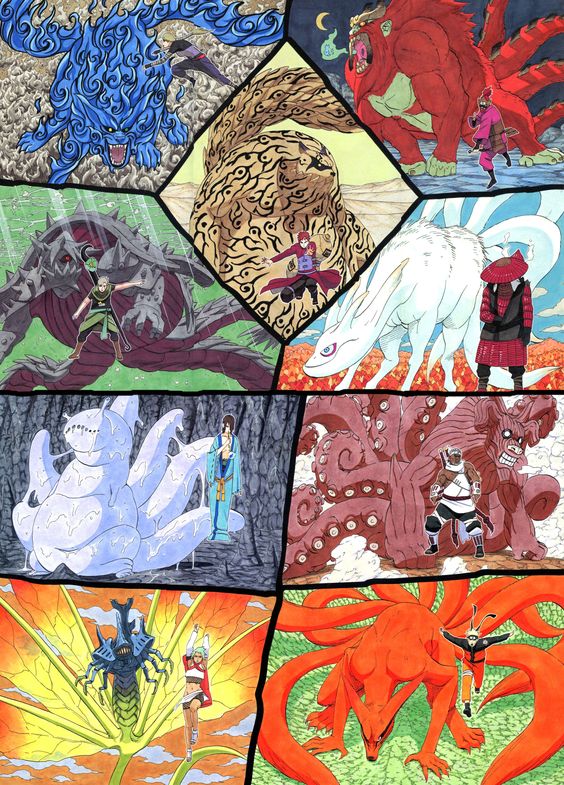 Its the tailed beasts!