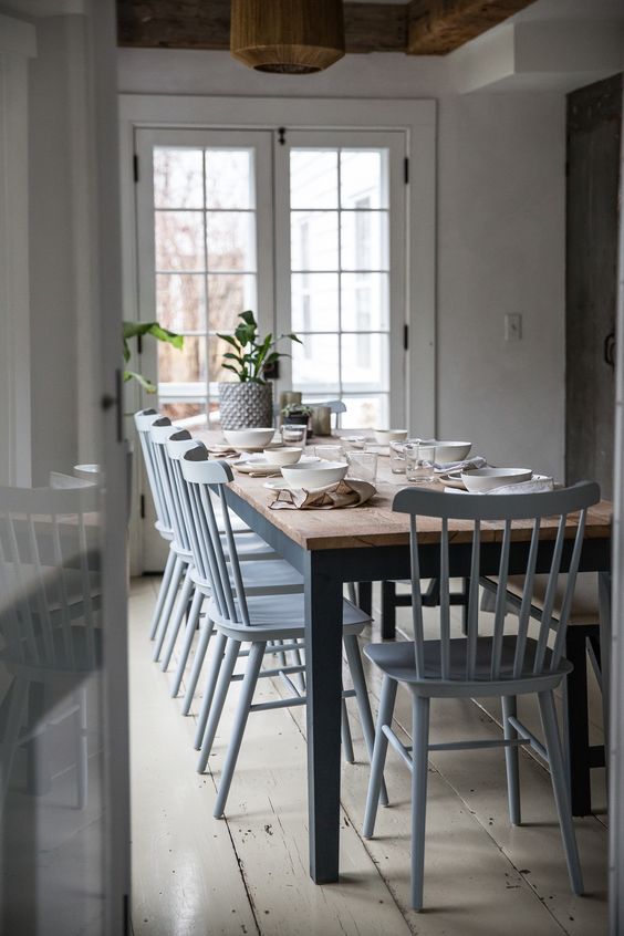 Jersey Ice Cream Co. Old Chatham House, Remodelista, dining table