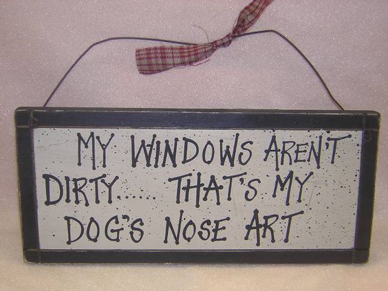 Just for my little Morkie, Rihko. I love your creative nose/snot/dirty paw prints on the front door.