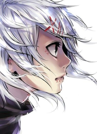 Juuzou Suzuya | Tokyo Ghoul I love the hair in this picture!