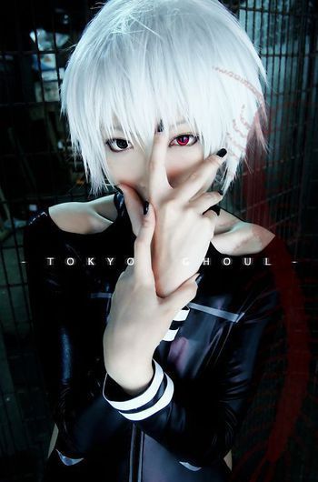 Kaneki Ken (by Daisuke) | Tokyo Ghoul. It good,  need to look angry!! Or at least a bit stern.