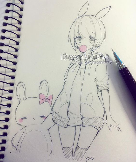 Kawaii bunny girl