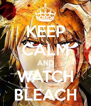 Keep calm and watch bleach