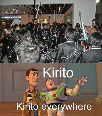 Kirito everywhere