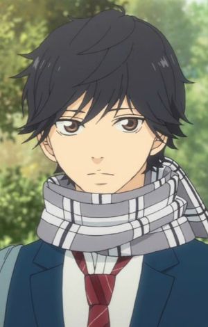 Kou Mabuchi from Blue Spring Ride- Aww Kou your so adorable in that scarf ^_^ Teehee
