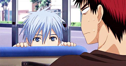 Kuroko is so cute XD And then Kagami's just like wut
