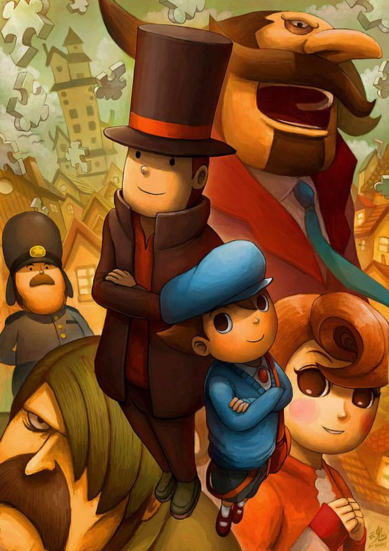 Layton and the Curious Village by Ry-Spirit on DeviantArt
