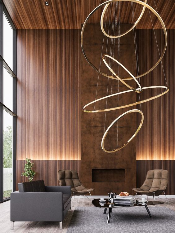LED metal pendant lamp with dimmer LOHJA by @Cameron Design House design Ian Cameron or Minotti