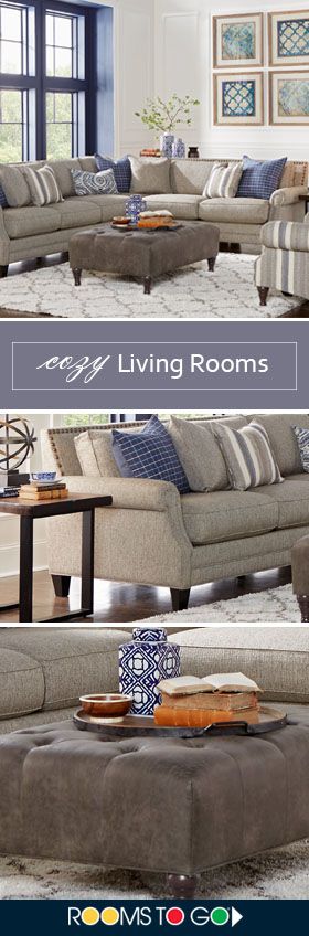 Lending a stunning tailored look with fantastic eye appeal to your home, the Piedmont sectional's casual transitional style makes it ideal for any type of decor. Shop this living room and more now!