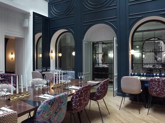 Les plus beaux restaurants deco a Paris : Le Bachaumont par Dorothée Meilichzon