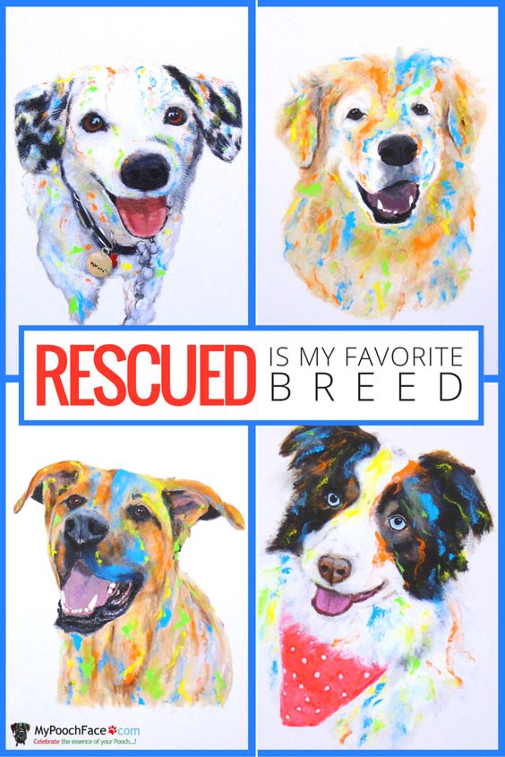 Let us celebrate the special bond you share with the pup that rescued you! Get started today at My Pooch Face! #rescues #puppylove