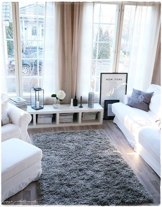 light, white and grey room