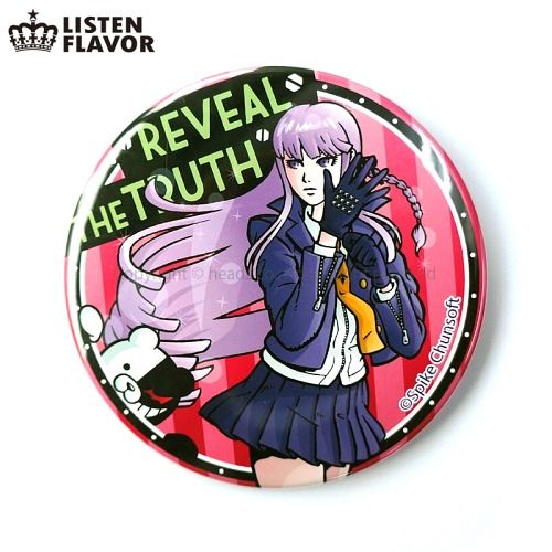 LISTEN FLAVOR,Kyoko Kirigiri Mysterious Can Badge (Diameter ) [Danganronpa x LISTEN FLAVOR],APPAREL listed at CDJapan! Get it delivered safely by SAL, EMS, FedEx and save with CDJapan Rewards!