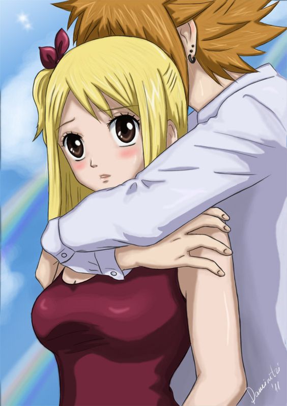 Loke and Lucy by ~Daminitri on deviantART