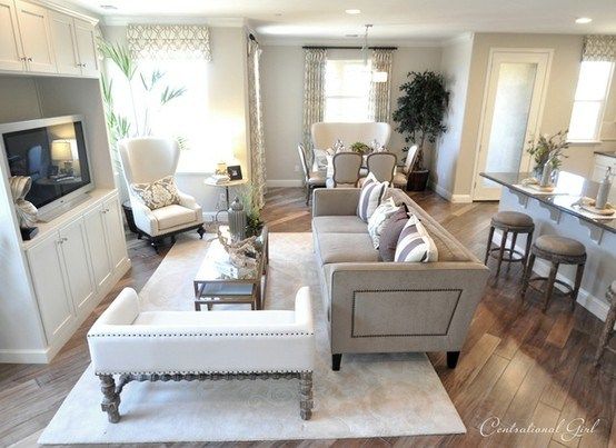 love this living room  such a great use of space!
