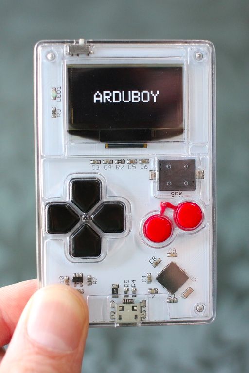 Make your own game and then play it on this tiny game console