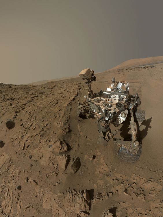 Mars Rover Curiosity Selfie