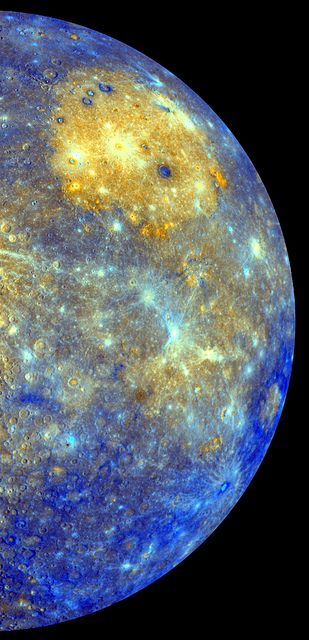 Mercury, captured by NASA's Messenger Satellite