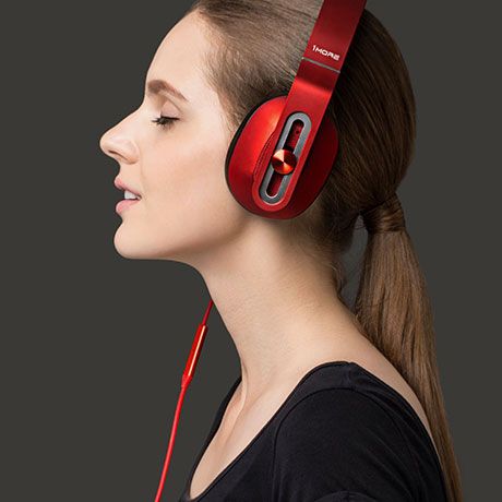 MK801 Headphones - Red - by 1MORE #MONOQI