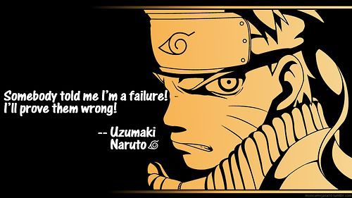 naruto quotes about never giving up - Google Search