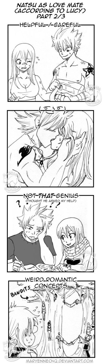 Natsu as love mate (according to Lucy) part 2/3 by Maryenne042