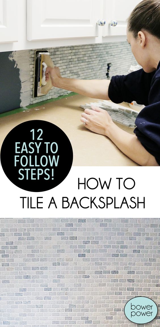 Need a new backsplash, but don't know where to start? Here are 12 EASY STEPS to a gorgeous new backsplash!