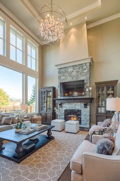 New West Classic - traditional - Living Room - Vancouver - Clay Construction Inc.