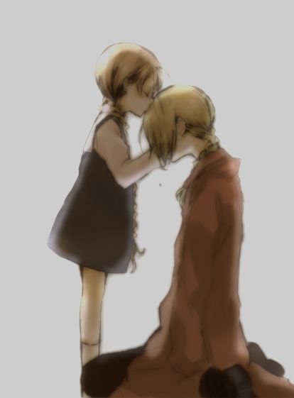 Nina Tucker and Edward Elric: he's forever plagued by the little girl he couldn't save.