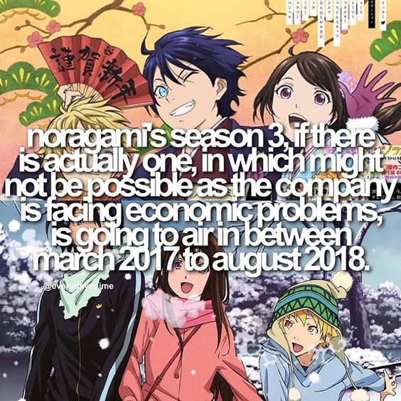 NORAGAMI FACT ahh i hope theres a season 3