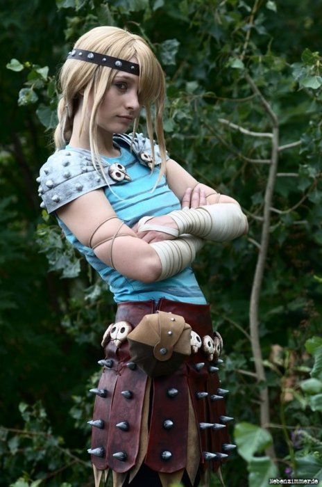 Not Disney, but LOVE! Astrid from How to Train Your Dragon. If only I still had my long hair!