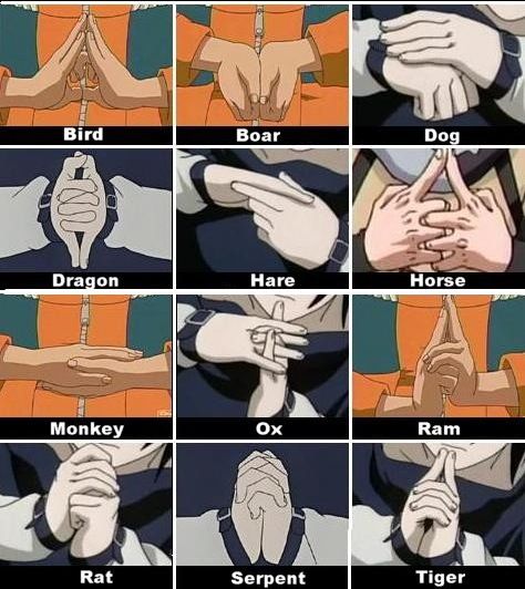 Now if somebody could just give me an order in which to make these, I'd be turning out jutsu in no time!