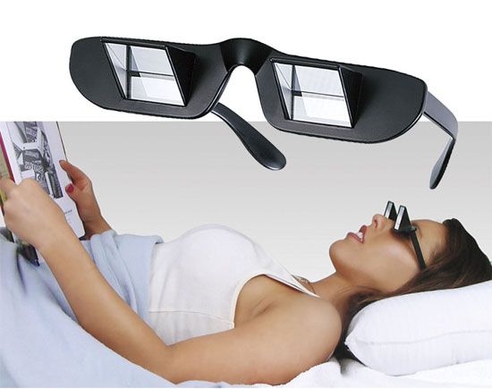 Now you can watch TV while lying down without straining your neck!