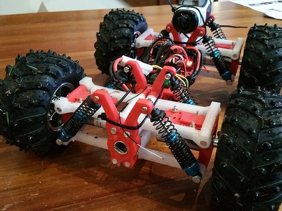 Off Road, 4wd (or 6wd) RC Car by davidbec08 - Thingiverse