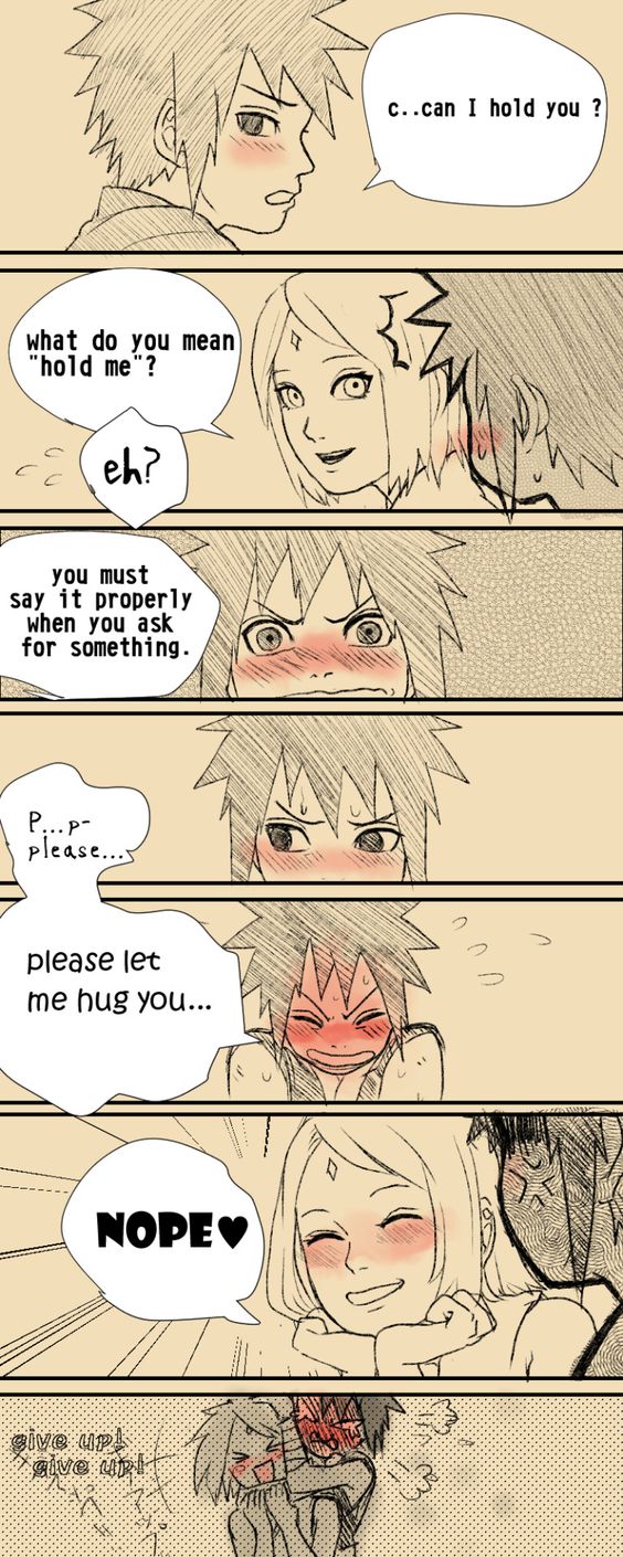 PART2 younger madara and 16 sakura~ the dialog is from a CP ask for hugs interaction test