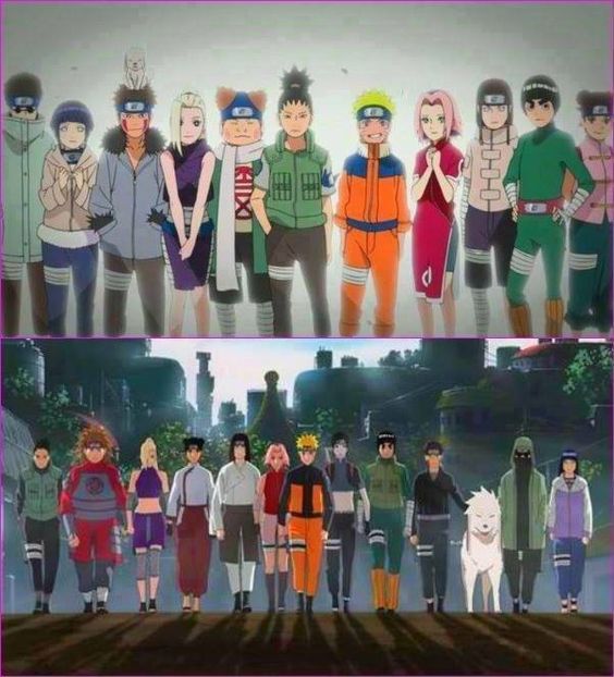 Past and present. ♥ (Naruto)