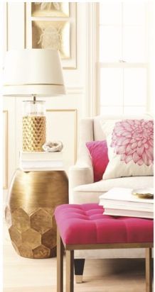 #pink #pops in the living room