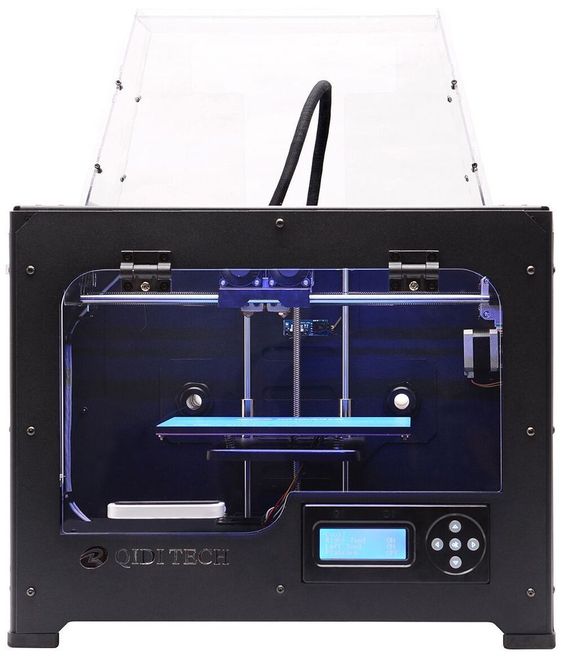 QIDI TECHNOLOGY 3d printer metal body with dual extruder printing #3d #3dprinting #3dprinters