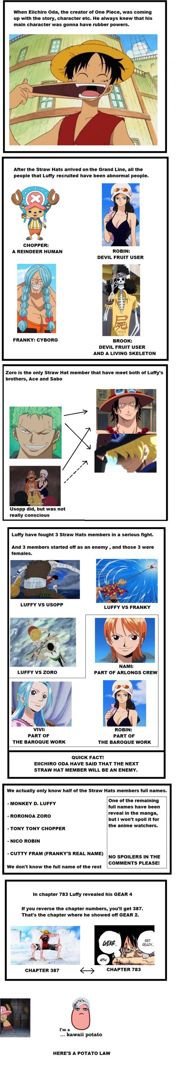 Random One Piece facts PART 2! This time, 