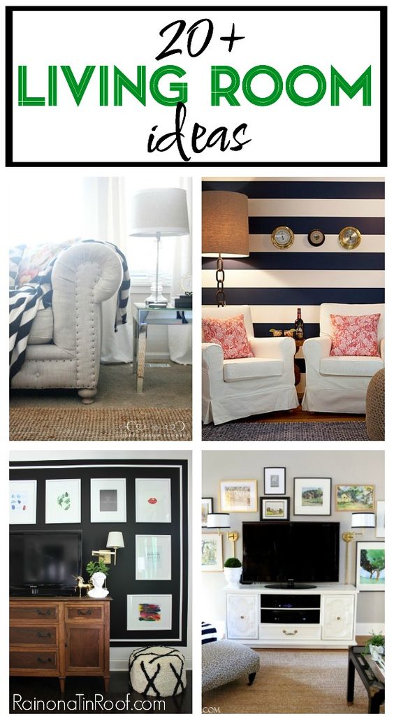 Real Life Living Room Decorating Ideas that anyone can do! Includes ideas for storage, seating, walls and more!