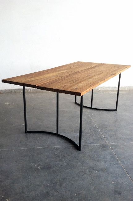 Reclaimed Teak Dining Table and Bench