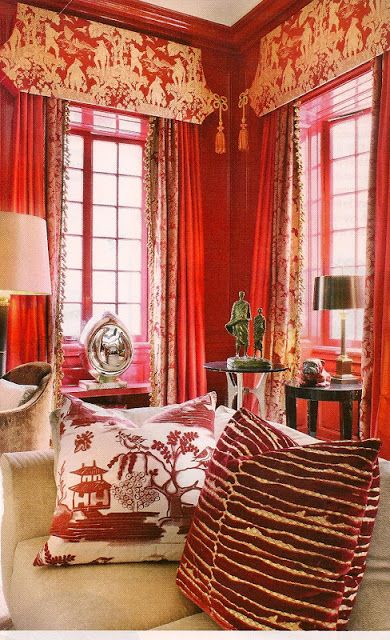 Red Chinoiserie