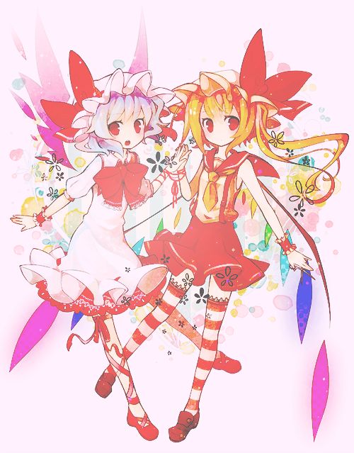 Remilia and Flandre Scarlet from Touhou Project