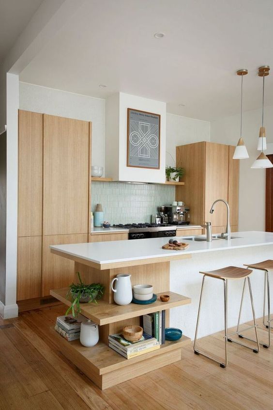 reno rumble kitchen reveals, mid-century modern kitchen.