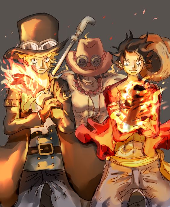 Sabo, Ace, and Luffy _One Piece
