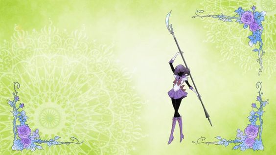 Sailor Saturn title cards by SM Crystal III